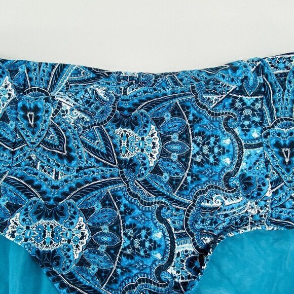 - Sea Level Bikini Bottoms Womens Size 14 Blue High Waisted New - Picture 3 of 8